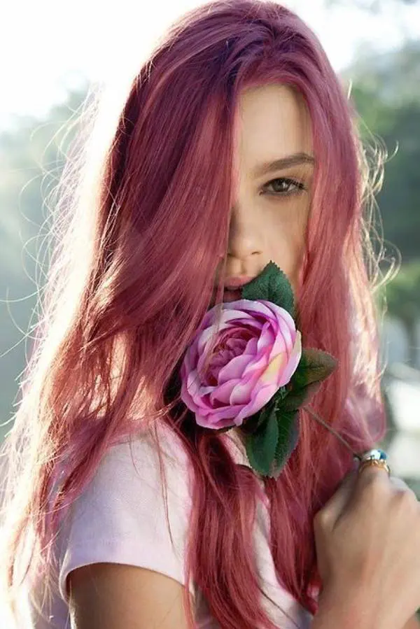 Pink Long Hair