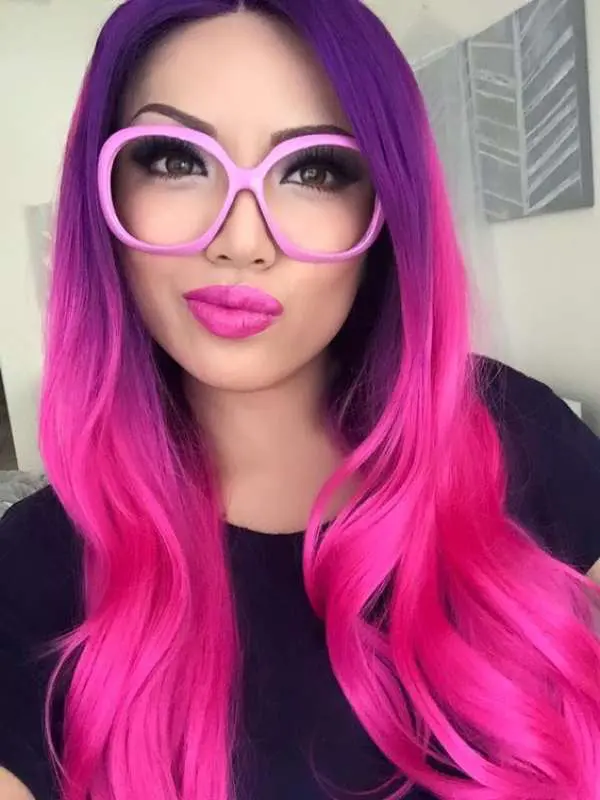 Purple And Pink Hair