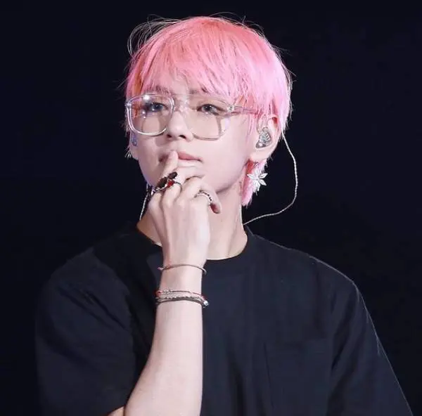 Taehyung Pink Hair