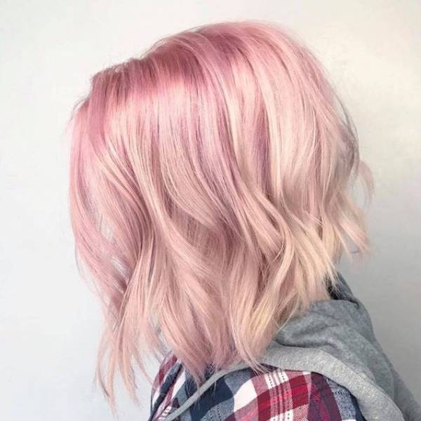 Blonde And Pink Hair