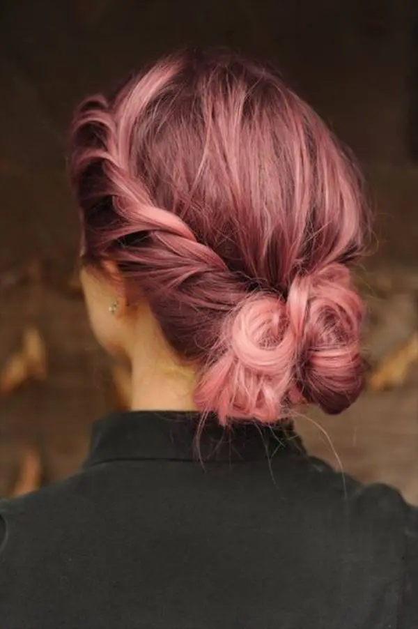 Dark Pink Hair