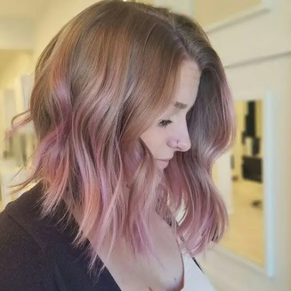 Dusty Pink Hair