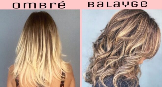 balayage vs ombre hairstyles