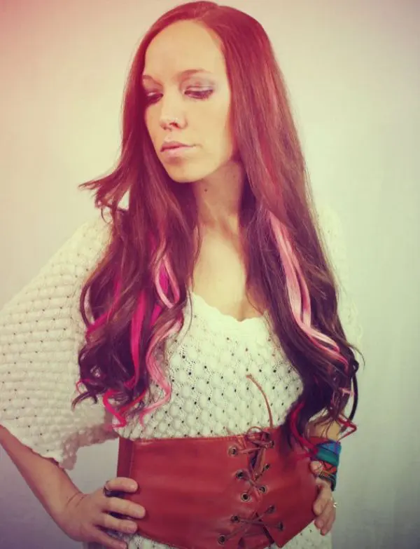 Rainbow Colored Human Hair Extensions