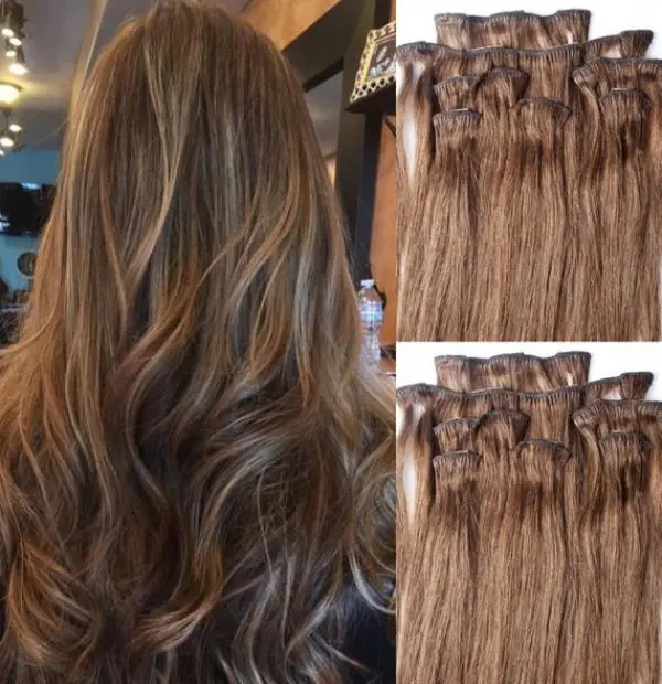 Clip In Natural Hair Extensions