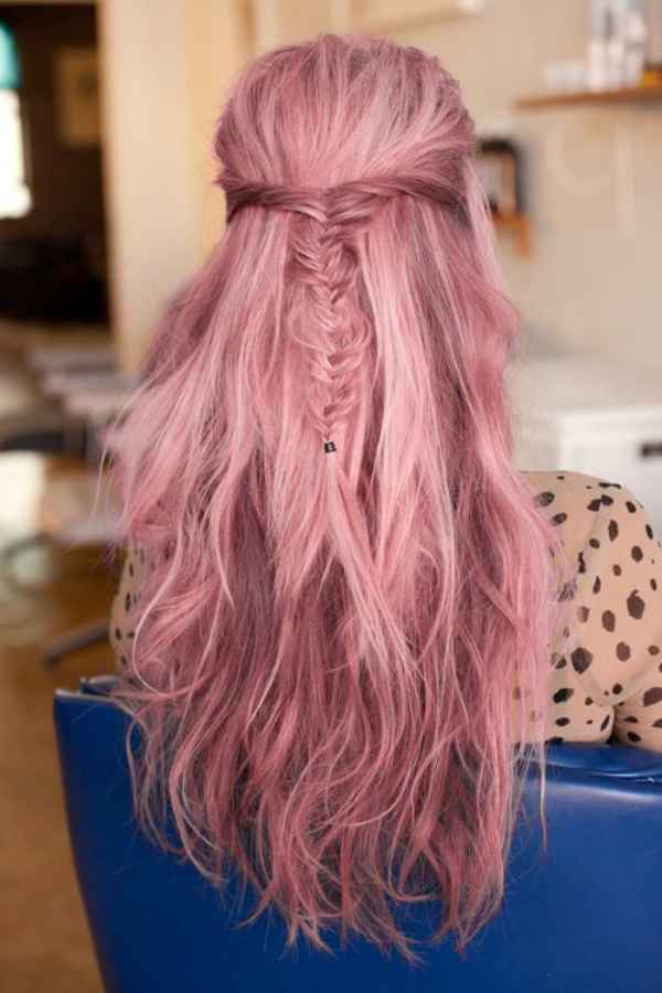 Pale Pink Hair Dye