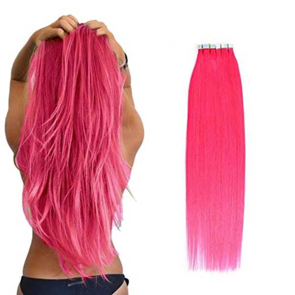 Pink Hair Extensions