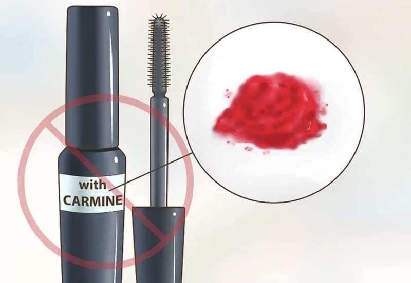 avoid carmine mascara sensitive eyes