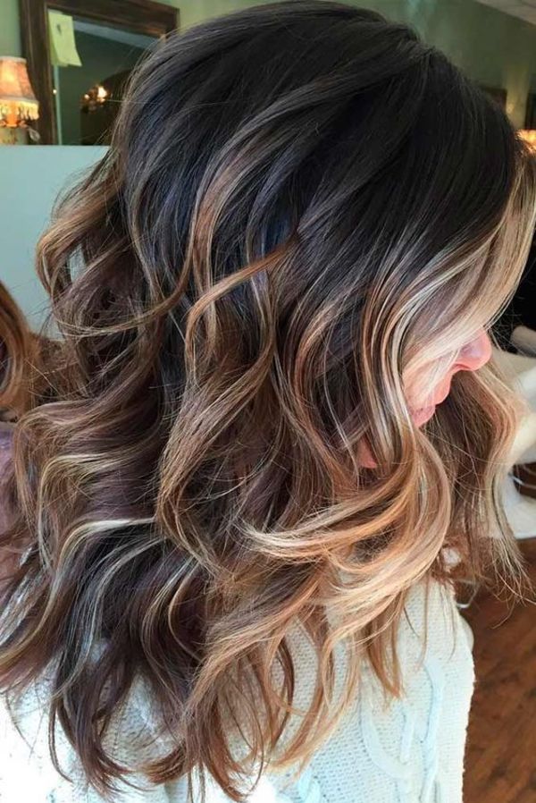 Caramel Hair Highlights