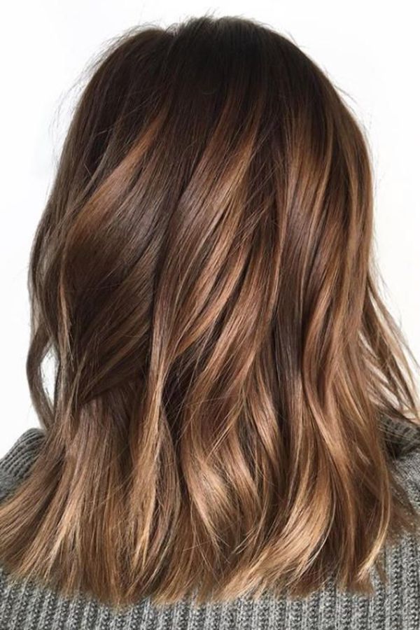 Chocolate Brown Hair Highlights