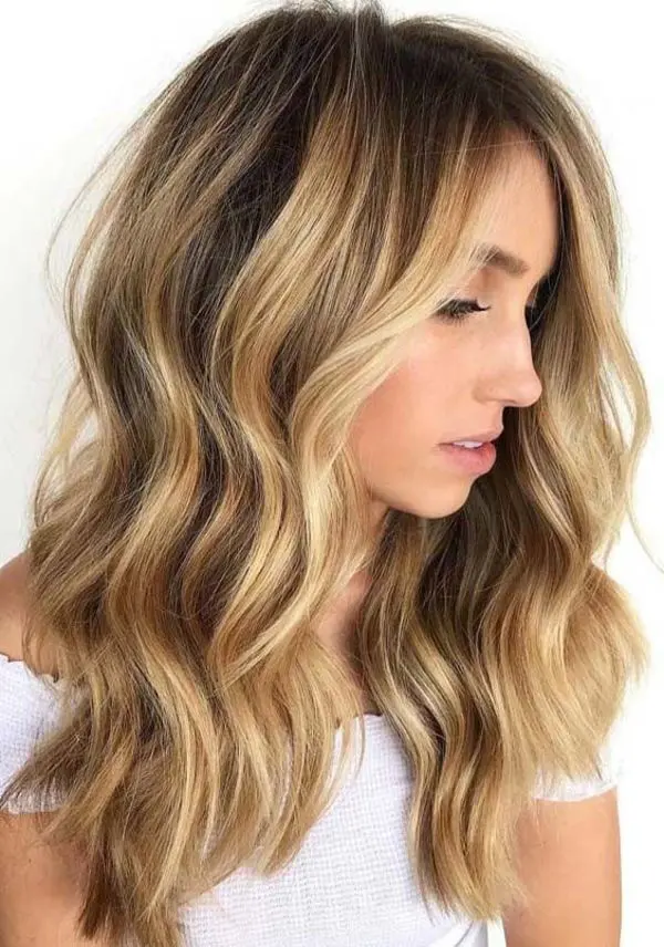 Golden Blonde Hair Highlights