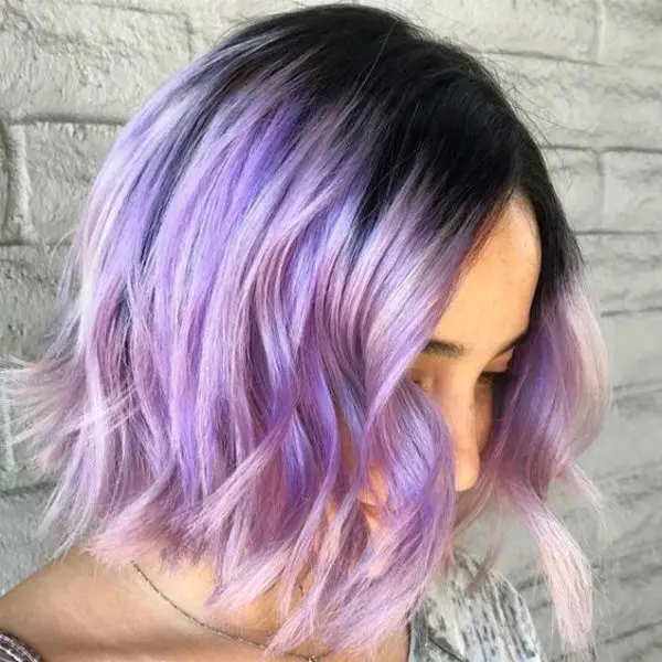 Lavender Hair Highlights