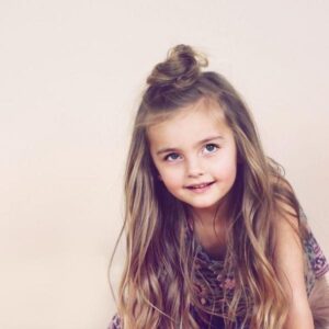 simple hairstyle for little girl