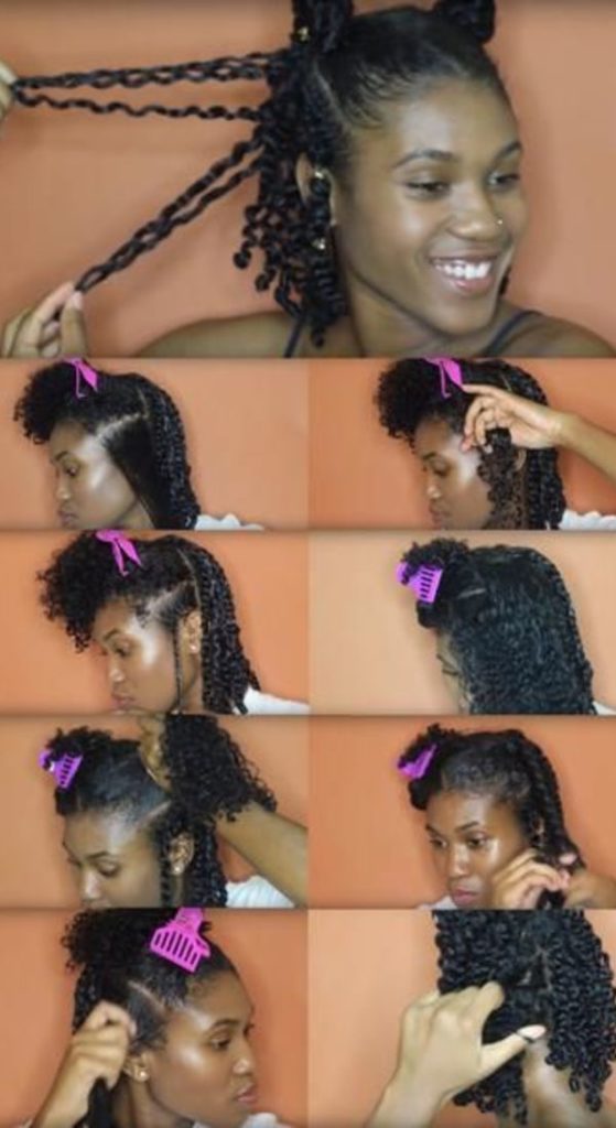 spring twist hair