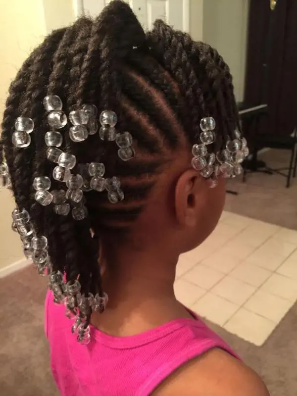 toddler braided hairstyles with beads
