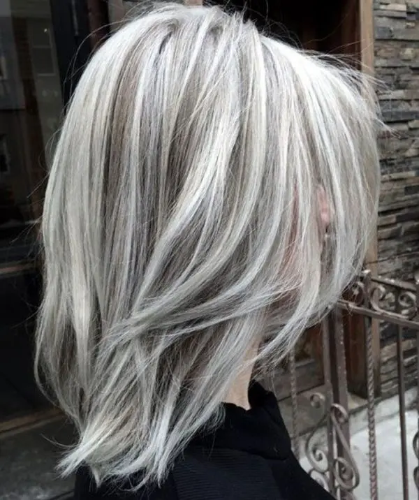 White Hair Highlights