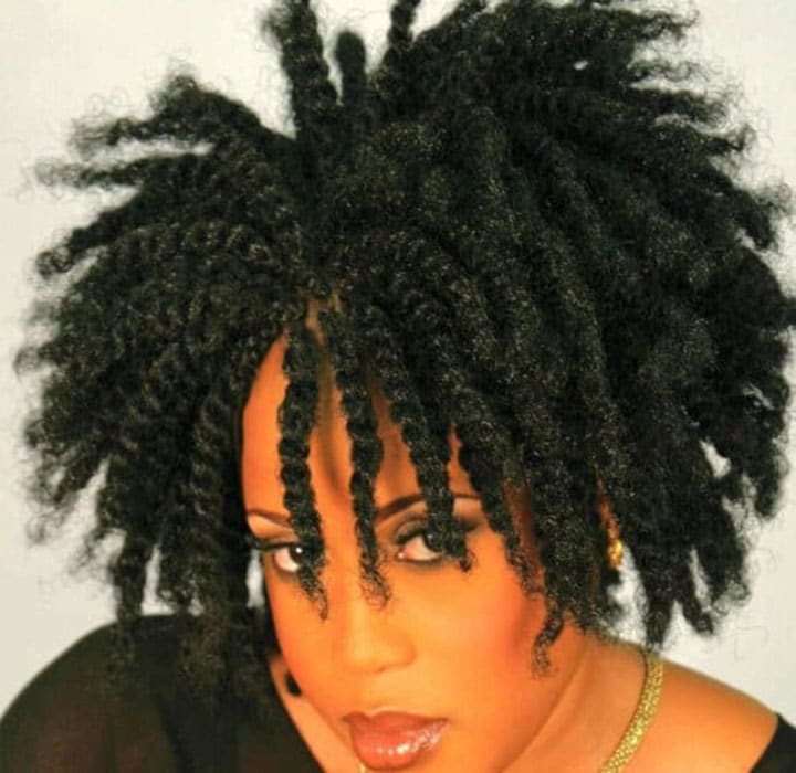 afro kinky twist braids hairstyles