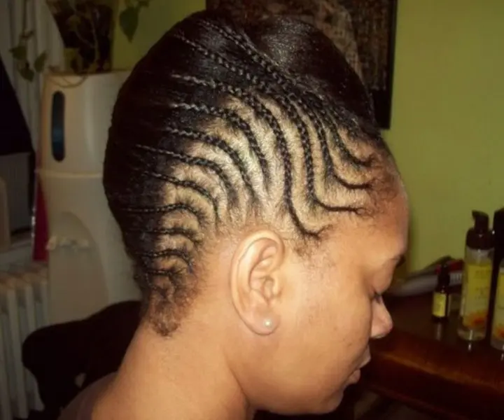 french roll ghana braids