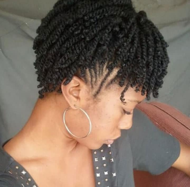 kinky twist braids bob hairstyle