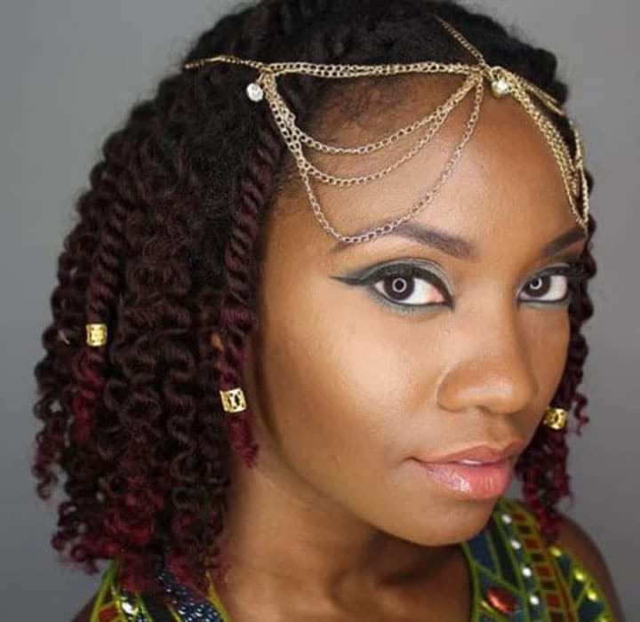 kinky twists braids jewelry