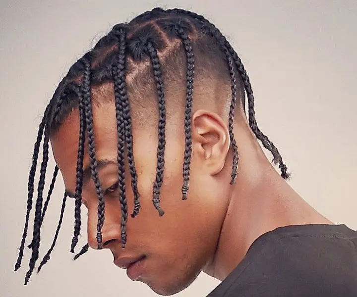 mens box braids