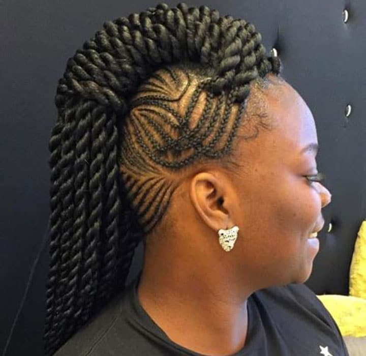 mohawk twist braids