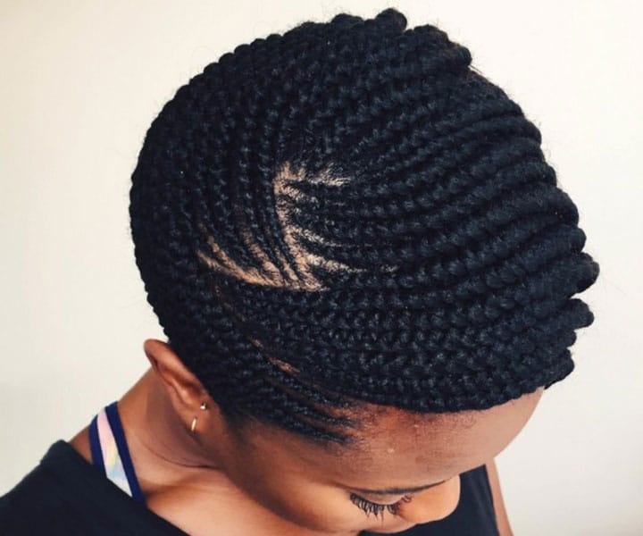 short ghana braids