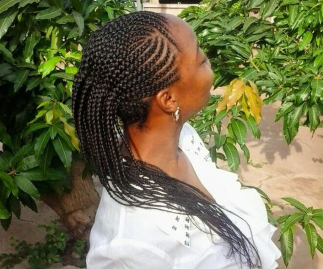 thick long protective ghana braids