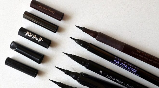 eyeliner styles different brands of pen eyeliners