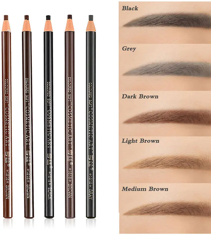 makeup kits brow pencil different shades guide