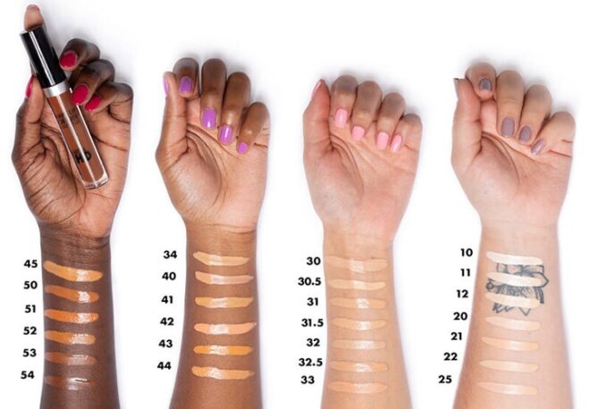 makeup kits different concealer shades