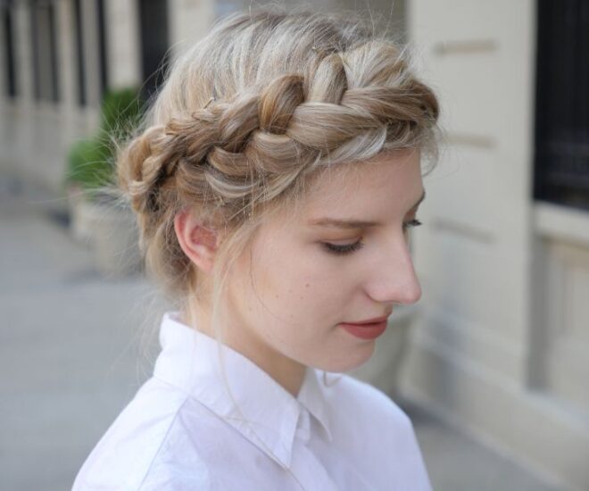 plaited hair images