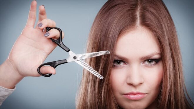 hairdresser thinning scissors