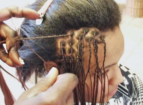 micro braiding process scalp