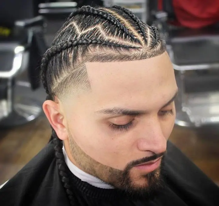 mens braids for long hair