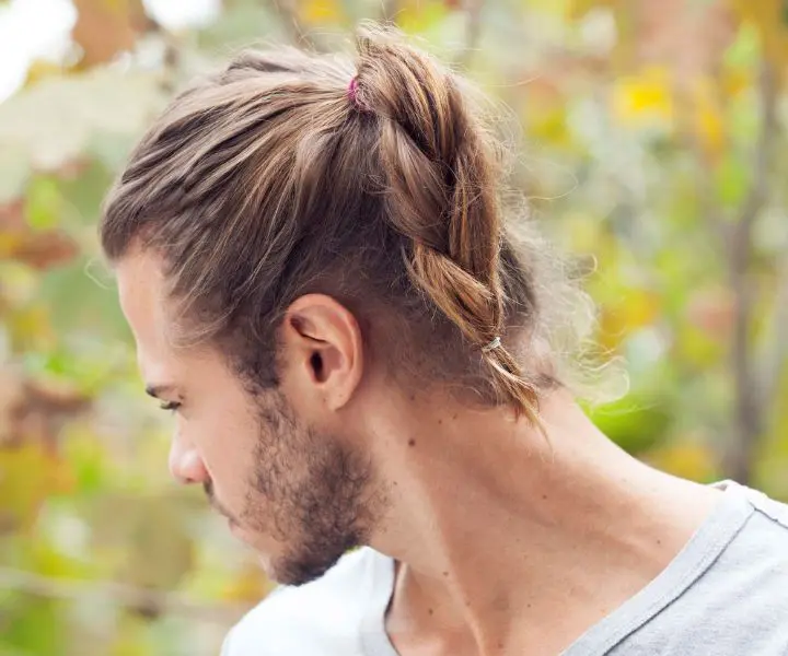 mens braids long hair