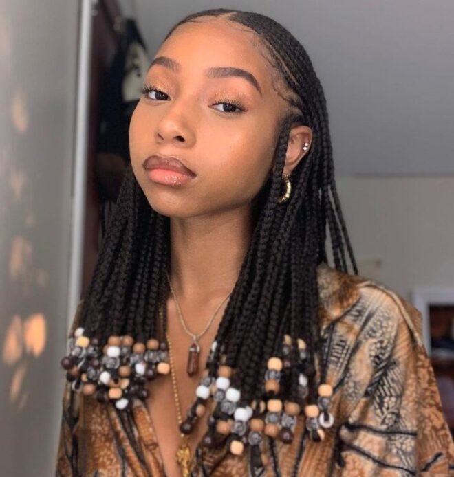 beaded cornrow