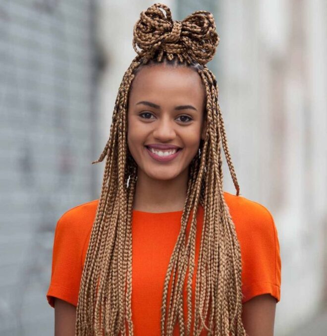 how to style long braids