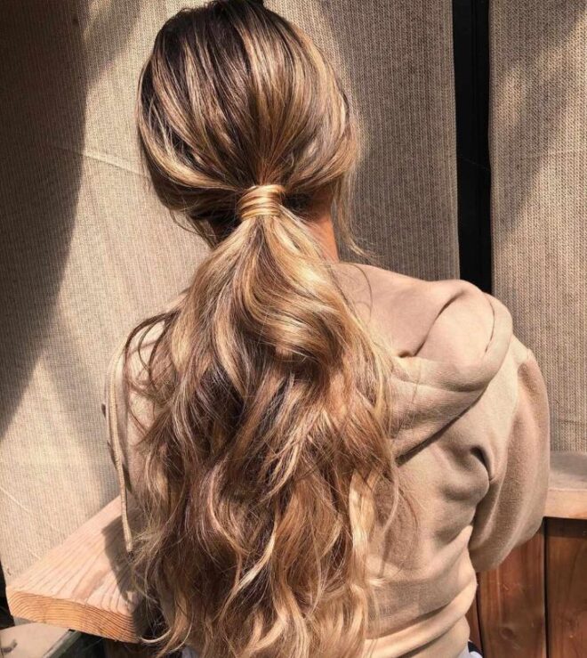 long hairstyles for bridesmaid