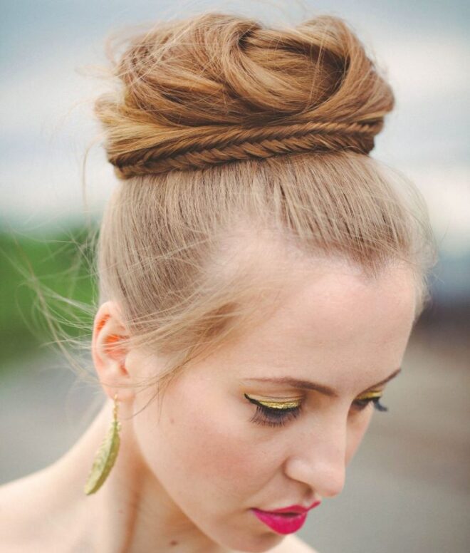 styling long braids