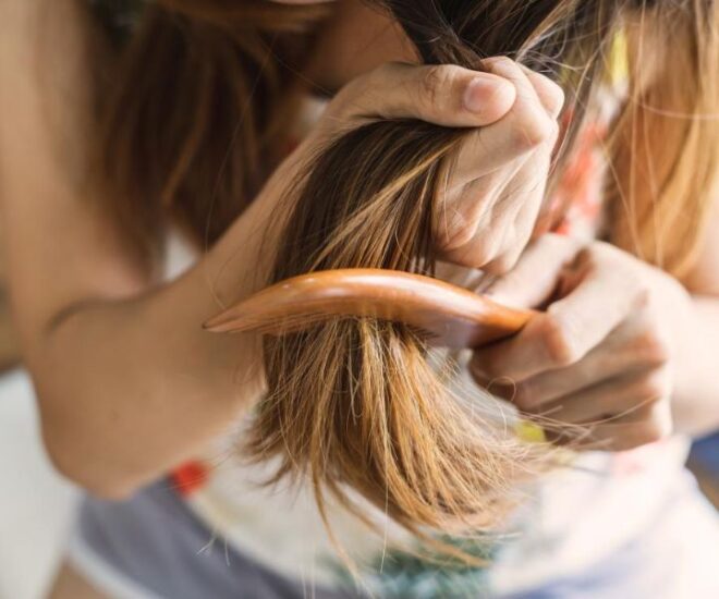 hair thinner at the ends