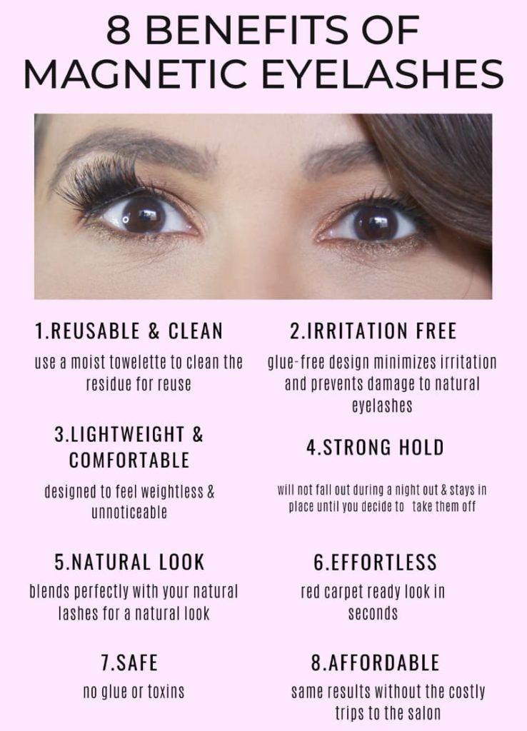 benefits of magnetic eyelashes
