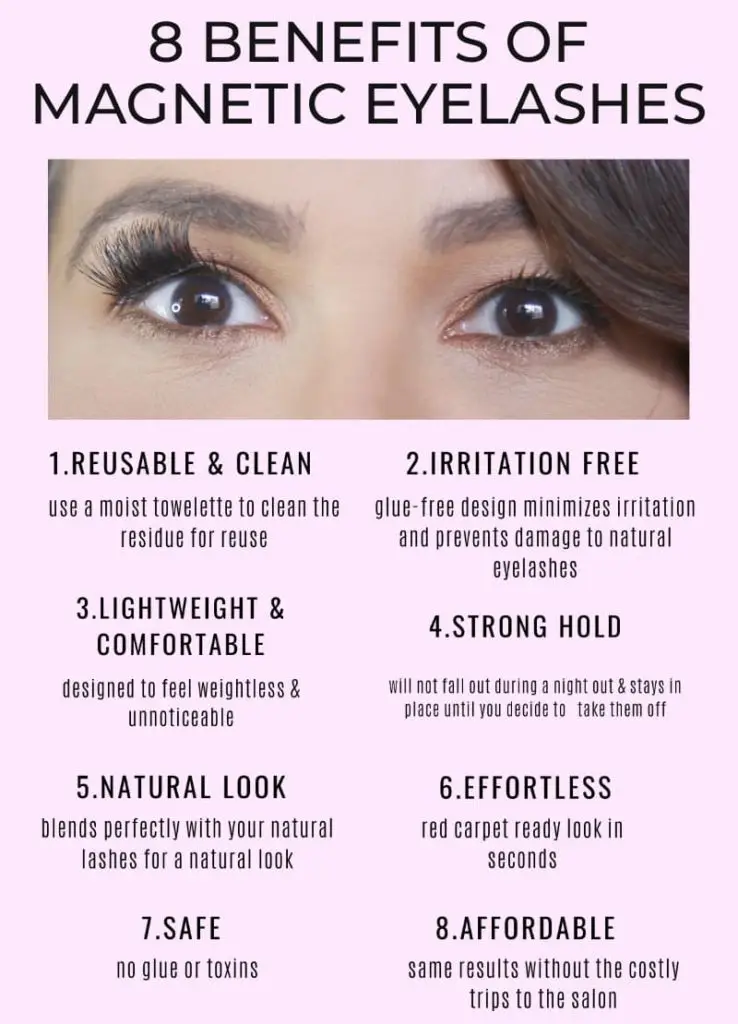 benefits of magnetic eyelashes