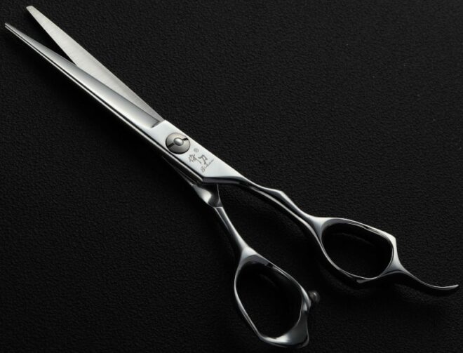 long bladed hairdressing scissors