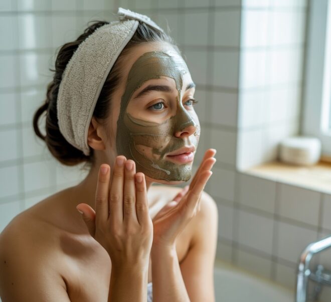 Mud mask improves skin texture Mud mask improves skin texture